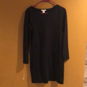 Black long sleeve dress